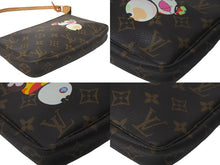 Load image into Gallery viewer, 新品同様 LOUIS VUITTON ルイヴィトン ハンドバッグ ポシェット アクセソワール 村上隆 M51981 モノグラム ゴールド金具 中古 58017