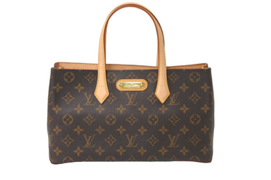 LOUIS VUITTON ルイヴィトン ハンドバッグ M45643 ウィルシャーPM モノグラム ブラウン ゴールド金具 美品 中古 58030