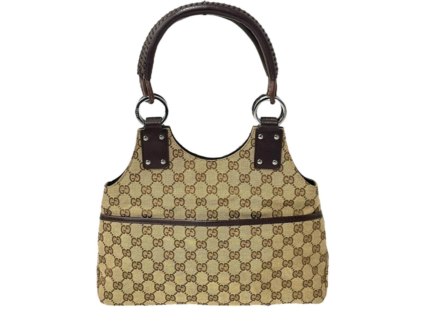 おすすめ GUCCI グッチ レザー GGキャンバス ハンドバッグ トートバッグ バッグ