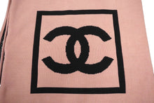 Load image into Gallery viewer, CHANEL シャネル スポーツライン ココマーク ナップサック シールなし コットン ピンク ブラック 美品 中古 58058