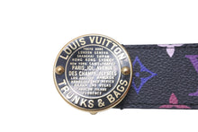 Load image into Gallery viewer, LOUIS VUITTON ルイヴィトン ベルト・バックル サンチュール T&amp;B モノグラム ベルト M9628 ノワール ゴールド金具 美品 中古 58080