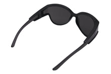 Load image into Gallery viewer, 極美品 BALENCIAGA バレンシアガ サングラス フォックス型 63□15-115 BB0038S プラスチック ブラック シルバー金具 中古 58088