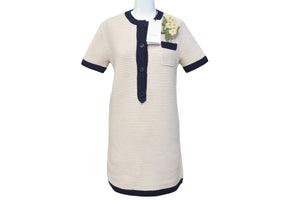 【美品】 GUCCI グッチ 半袖ニット 極美品 GUCCI グッチ ショート ウール ミニ ドレス ベージュ
