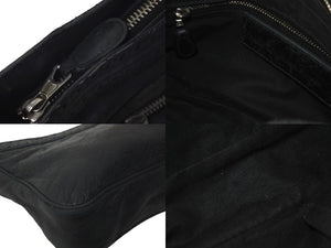 BALENCIAGA バレンシアガ ショルダーバッグ ザヒップ 245080 レザー スタッズ ブラック シルバー金具 良品 中古 58187