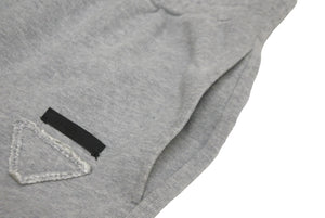 PRADA プラダ スウェットパンツ パンツ グレー トライアングルロゴ 132361 コットン XS レディース美品 中古 58201 