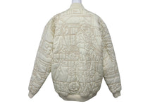 Load image into Gallery viewer, pellepelle ペレペレ レザージャケット サイズM 刺繍デザイン アイボリー ホワイト ヴィンテージ 美品 中古 4c057721