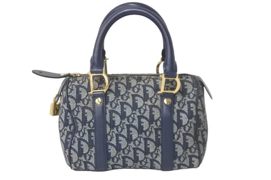 Christian Dior クリスチャンディオール ハンドバッグ トロッター CP0070 ゴールド金具 良品 中古 58252