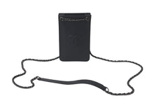 Load image into Gallery viewer, CHANEL シャネル ショルダーバッグ ココマーク チェーンショルダー レザー ブラック A92304 19番台 シルバー金具 美品 中古 58271