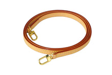 Load image into Gallery viewer, LOUIS VUITTON ルイヴィトン ショルダーストラップ ベージュレザー ゴールド金具 美品 中古 58282