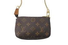 Load image into Gallery viewer, LOUIS VUITTON ルイヴィトン ポーチ M58009 ミニポシェット アクセソワール モノグラム ブラウン ゴールド金具 美品 中古 58291