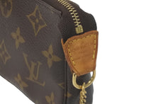 Load image into Gallery viewer, LOUIS VUITTON ルイヴィトン ポーチ M58009 ミニポシェット アクセソワール モノグラム ブラウン ゴールド金具 美品 中古 58291