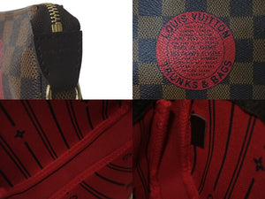 極美品 LOUIS VUITTON ルイヴィトン アクセサリーポーチ ミニポシェットアクセソワール Ｔ＆Ｂ ダミエ エベヌ N58011 中古 58293