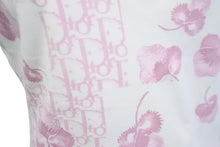 Load image into Gallery viewer, Christian Dior クリスチャンディオール 半袖Ｔシャツ トロッター 花柄 Vネック 5P16155953 コットン ピンク 40 美品 中古 58299