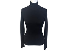 Load image into Gallery viewer, 極美品 MaxMara マックスマーラ ハイネック ニット 長袖トップス 2313662333 6 70 ウール ポリエステル ブラック サイズS 中古 4b005830