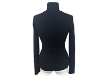 Load image into Gallery viewer, 極美品 MaxMara マックスマーラ ハイネック ニット 長袖トップス 2313662333 6 70 ウール ポリエステル ブラック サイズS 中古 4b005830