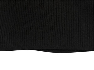 極美品 MaxMara マックスマーラ ハイネック ニット 長袖トップス 2313662333 6 70 ウール ポリエステル ブラック サイズS 中古 4b005830