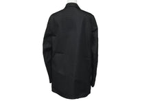 Load image into Gallery viewer, PRADA プラダ 長袖シャツ NYLON SIGLATO ナイロンシグラート 88255 NERO サイズ40 シルバー金具 美品 中古 58300