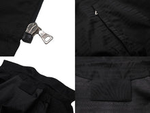 Load image into Gallery viewer, PRADA プラダ 長袖シャツ NYLON SIGLATO ナイロンシグラート 88255 NERO サイズ40 シルバー金具 美品 中古 58300