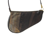 Load image into Gallery viewer, Christian Dior クリスチャンディオール サドル ポーチ ワンショルダー BO F 0601 ブラウン系 ナイロン エナメル 美品 中古 58319