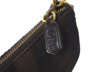 Load image into Gallery viewer, Christian Dior クリスチャンディオール サドル ポーチ ワンショルダー BO F 0601 ブラウン系 ナイロン エナメル 美品 中古 58319