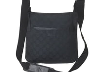 Load image into Gallery viewer, GUCCI グッチ ショルダーバッグ GG柄 GGキャンバス コットンキャンバス レザー 122793 シルバー金具 美品 中古 58351