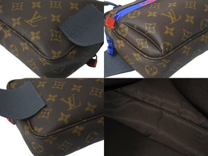 極美品 LOUIS VUITTON ルイヴィトン ショルダーバッグ メッセンジャーPM モノグラムキャンバス M43843 ゴールド金具 中古 58397