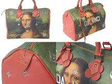 Load image into Gallery viewer, LOUIS VUITTON ルイヴィトン モナリザ スピーディ30 ボストンバッグ マスターズコレクション M43372 ピンク 美品 中古 58402