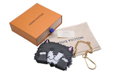 Load image into Gallery viewer, LOUIS VUITTON ルイヴィトン カードケース キャットグラム カードホルダー エピレザー チェーン付き M63898 美品 中古 58420