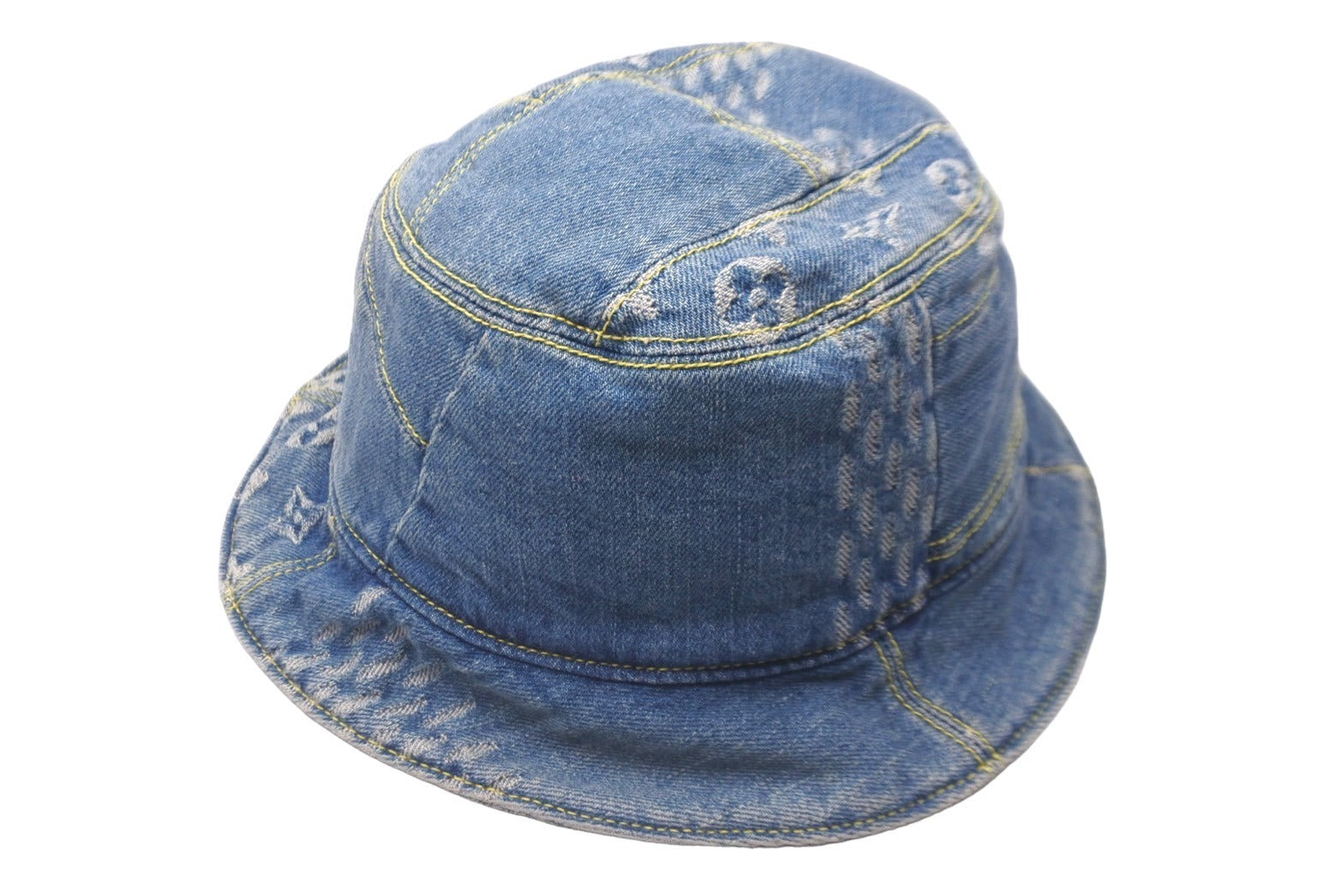LOUIS VUITTON モノグラム デニム バケットハット NIGO 60 Louis Vuitton×NIGO デニム モノグラム バケットハット (Louis Vuitton