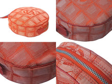 Load image into Gallery viewer, CHANEL シャネル ポーチ ニュートラベルライン ココマーク 7番台 レッド ナイロン シルバー金具 美品 中古 58436