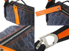 Load image into Gallery viewer, 極美品 Christian Dior クリスチャンディオール ショルダーバッグ フライトライントロッター ベイビー オレンジ シルバー金具 58444