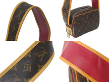 Load image into Gallery viewer, LOUIS VUITTON ルイヴィトン ショルダーバッグ ミニトロカデロ M95175 モノグラムペルフォ ブラウン ワインレッド 美品 中古 58452