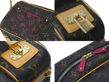 Load image into Gallery viewer, LOUIS VUITTON ルイヴィトン ショルダーバッグ ミニトロカデロ M95175 モノグラムペルフォ ブラウン ワインレッド 美品 中古 58452