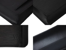 Load image into Gallery viewer, LOUIS VUITTON ルイヴィトン エピ ポシェット セリエ ドラゴンヌ セカンドバッグ ノワール M52612 ゴールド金具 美品 中古 58460