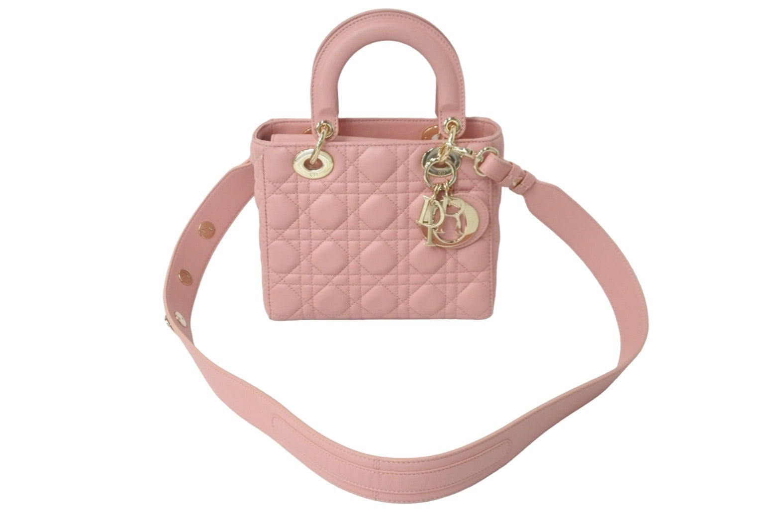 Christian Dior ロゴ入りショルダーバッグ ピンク