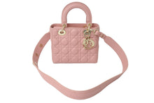 Load image into Gallery viewer, Christian Dior クリスチャンディオール ショルダーバッグ レディオール スモール ピンク 定価860000円 ゴールド金具 美品 中古 58480
