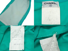 Load image into Gallery viewer, CHANEL シャネル スイムウェア ココマーク エンボス P07791V5398 エメラルドグリーン サイズ38 美品 中古 58488