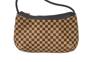 LOUIS VUITTON ルイヴィトン ハンドバッグ ダミエ ソバージュ タイガー M92132 ハラコ 美品 中古 58490