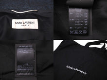 画像をギャラリービューアに読み込む, 極美品 SAINT LAURENT サンローラン ブルゾン ムーンゾン テディ ブルゾン 刺繍 16SS 9644 Y565K シルバー金具 中古 58503 
