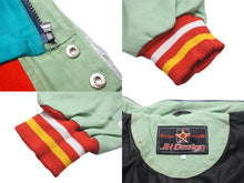 Load image into Gallery viewer, JH DESIGN ジェイエイチデザイ 00s ケロッグ レーシング ジャケット グリーン ジェフハミルトン 刺繍 サイズL 良品 美品 中古 58510