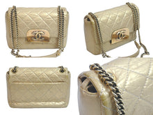 Load image into Gallery viewer, CHANEL シャネル チェーンショルダーバッグ マトラッセ ゴールド 17番台 ココマーク レザー 良品 中古 58516