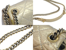 Load image into Gallery viewer, CHANEL シャネル チェーンショルダーバッグ マトラッセ ゴールド 17番台 ココマーク レザー 良品 中古 58516