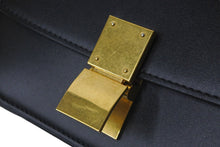 Load image into Gallery viewer, CELINE セリーヌ ショルダーバッグ クラシックボックススモール カーフスキン ブラック ゴールド金具 美品 中古 58526