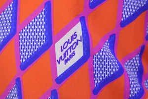 新品未使用 LOUIS VUITTON ルイヴィトン ボンバージャケット ダイヤモンド ダミエ RM222 PP0 HNB73E オレンジ サイズ50 58531