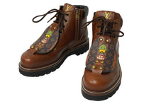 画像をギャラリービューアに読み込む, 新品未使用品 LOUIS VUITTON ルイ ヴィトン × NIGO ニゴー オーベルカンフライン ブーツ シグネチャーパッチ BM0281 6 中古 58534