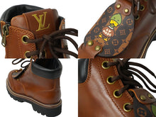 画像をギャラリービューアに読み込む, 新品未使用品 LOUIS VUITTON ルイ ヴィトン × NIGO ニゴー オーベルカンフライン ブーツ シグネチャーパッチ BM0281 6 中古 58534