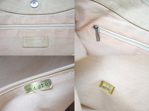 CHANEL シャネル ロープショルダーバッグ ココマーク カメリア 8番台 2003年 キャンバス ブラック シルバー金具 良品 中古 58544