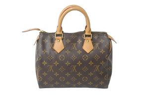 LOUIS VUITTON ルイヴィトン ハンドバッグ スピーディ25 モノグラムキャンバス M41109 ゴールド金具 良品 中古 58549