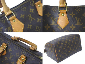LOUIS VUITTON ルイヴィトン ハンドバッグ スピーディ25 モノグラムキャンバス M41109 ゴールド金具 良品 中古 58549