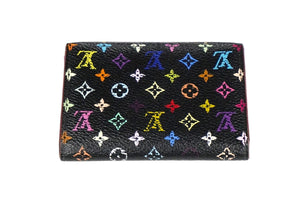 LOUIS VUITTON ルイ・ヴィトン カードケース アンヴェロップカルトドゥヴィジット M66561 PVC モノグラム ノワール 良品 中古 58576